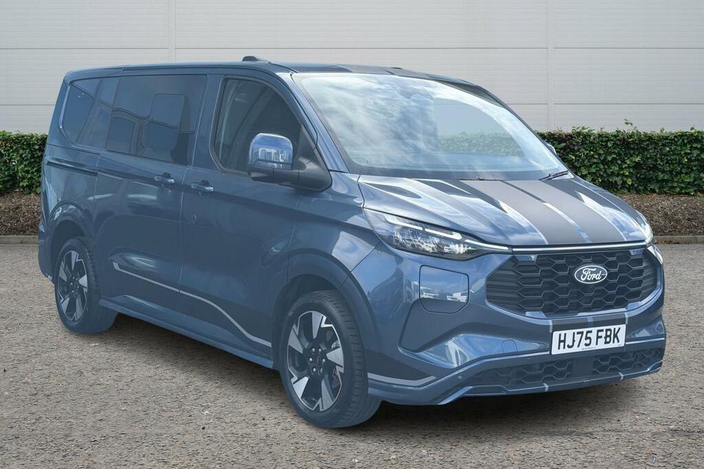 Ford Transit Custom 2.5 Phev 232Ps H1 Double Cab Van Sport Blue