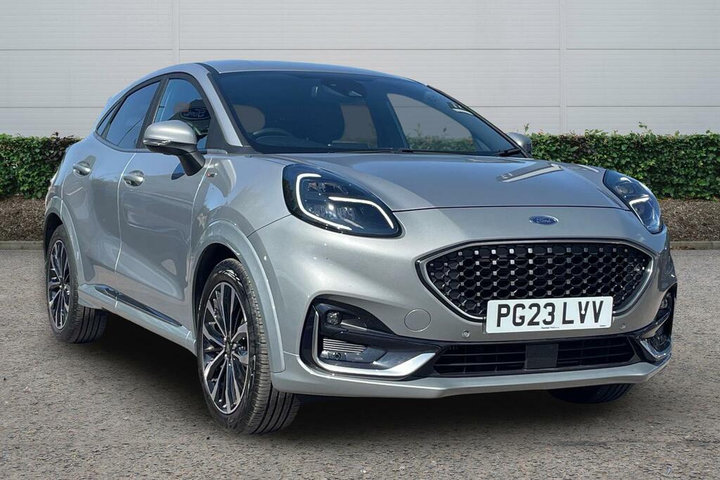 Ford Puma 1.0 Ecoboost Hybr Mhev 155 St-line Vignale Dct PG23LVV Silver