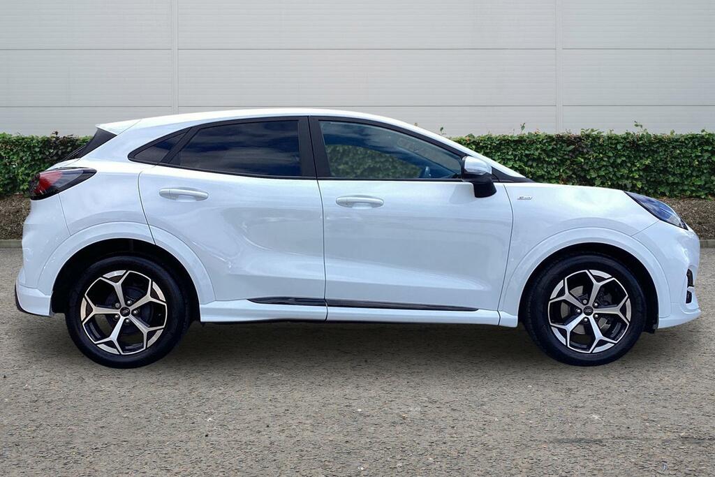 Ford Puma 1.0 Ecoboost Hybrid Mhev St-line LX74GZD White #3