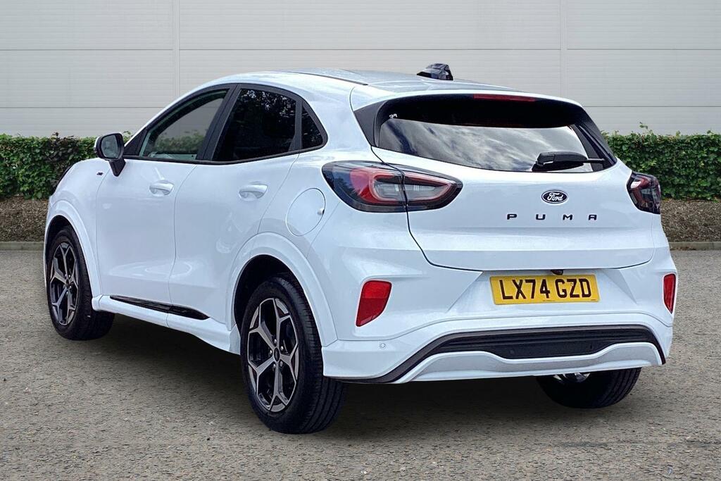 Ford Puma 1.0 Ecoboost Hybrid Mhev St-line LX74GZD White #2
