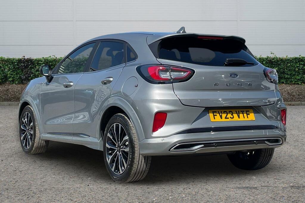 Ford Puma 1.0 Ecoboost Hybrid Mhev 155 St-line Vignale FV23VTF Silver #2