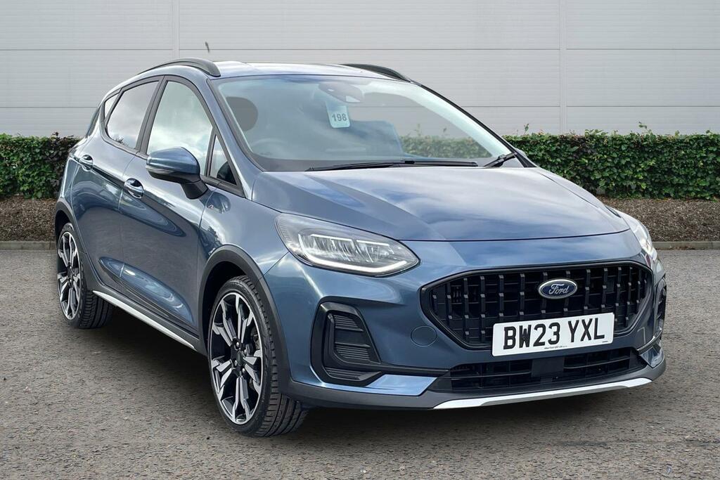 Ford Fiesta 1.0 Ecoboost Hybrid Mhev 125 Active X BW23YXL Blue