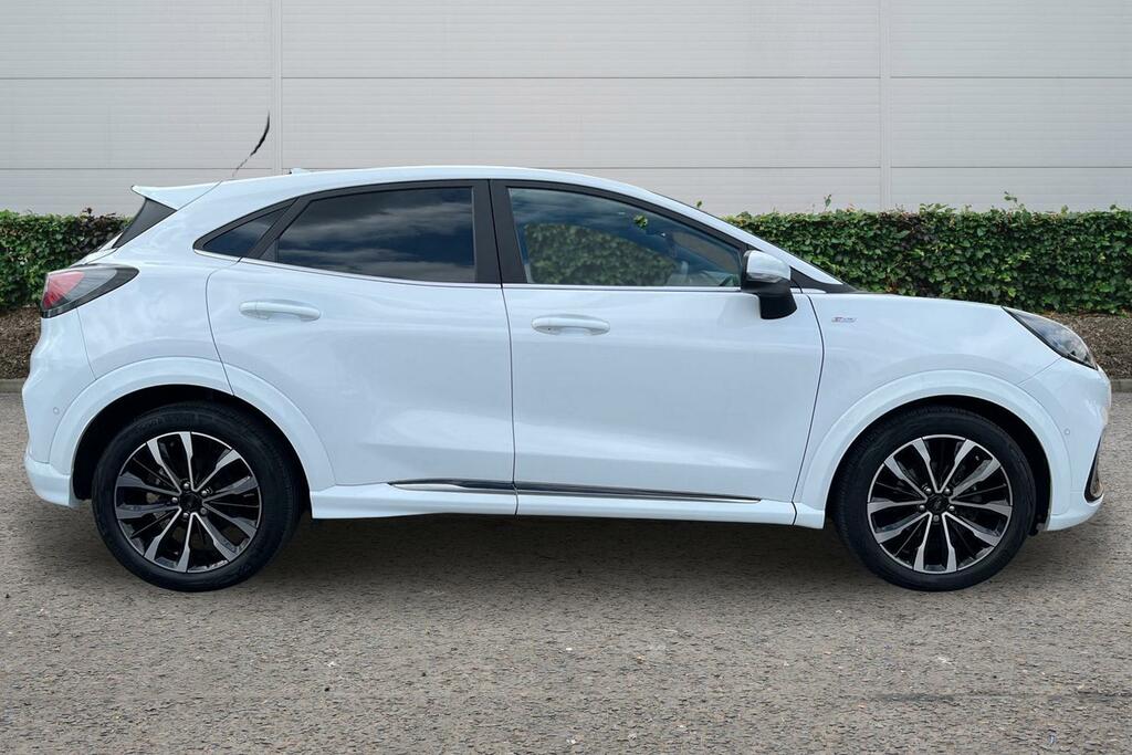 Ford Puma 1.0 Ecoboost Hybr Mhev 155 St-line Vignale Dct EP23AZB White #3