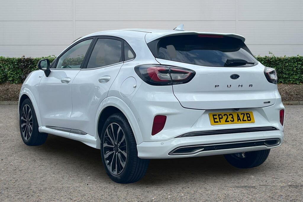 Ford Puma 1.0 Ecoboost Hybr Mhev 155 St-line Vignale Dct EP23AZB White #2