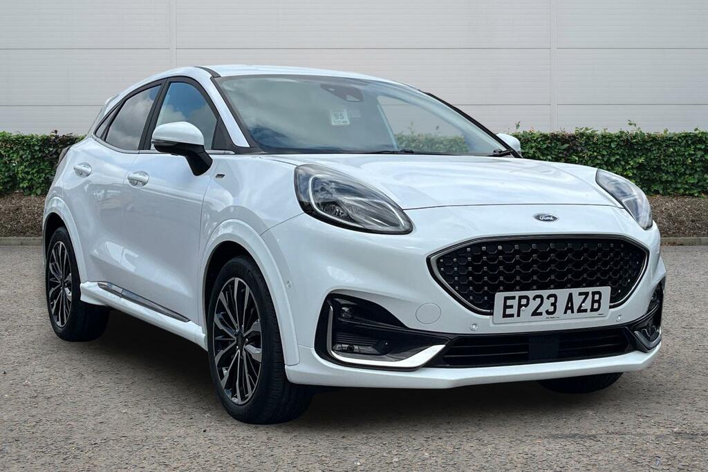 Ford Puma 1.0 Ecoboost Hybr Mhev 155 St-line Vignale Dct EP23AZB White