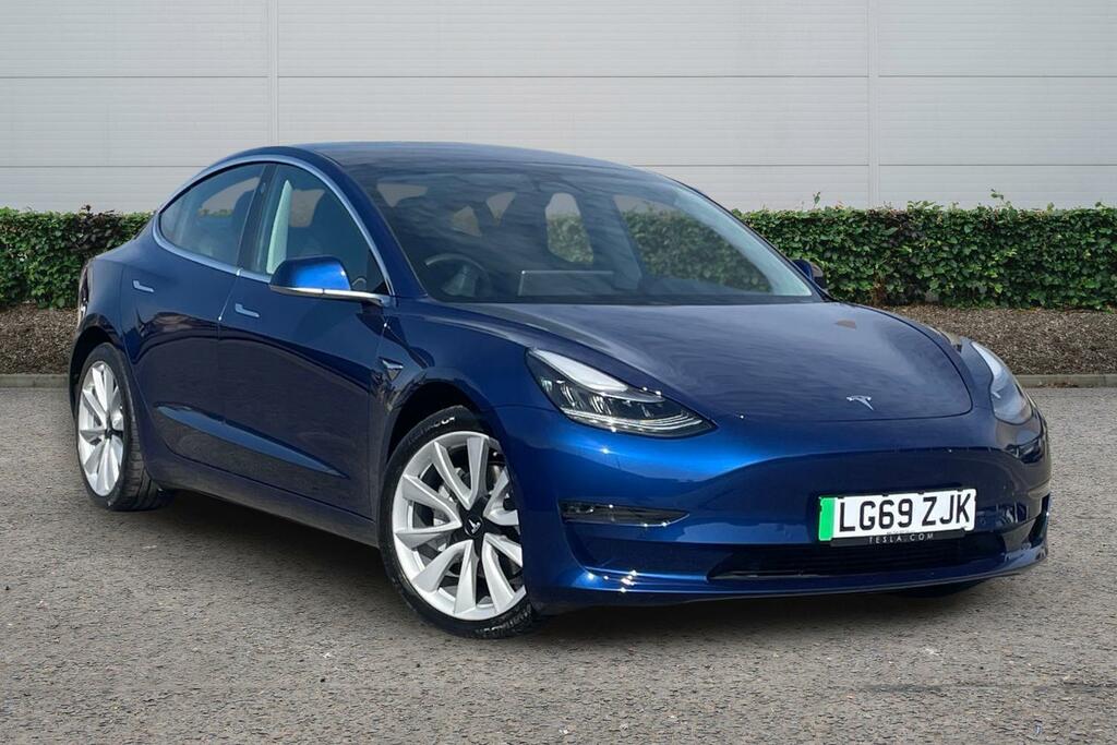 Tesla Model 3 Long Range Awd Blue