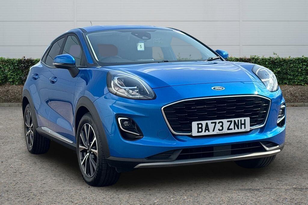 Ford Puma 1.0 Ecoboost Hybrid Mhev Titanium BA73ZNH Blue