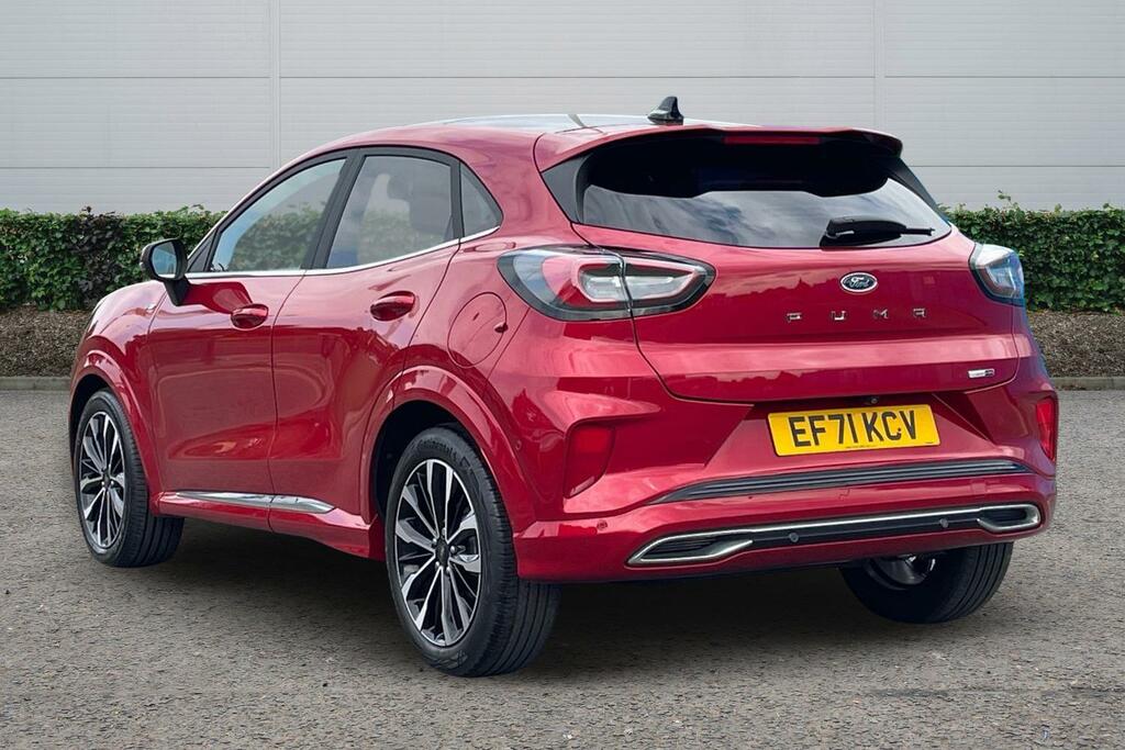Ford Puma 1.0 Ecoboost Hybr Mhev 155 St-line Vignale Dct EF71KCV Red #2