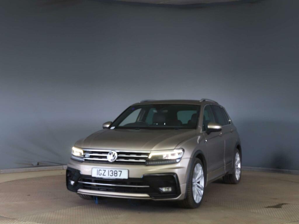 Volkswagen Tiguan 2.0 Tdi R-line Dsg Euro 6 Ss IGZ1387 Beige #4