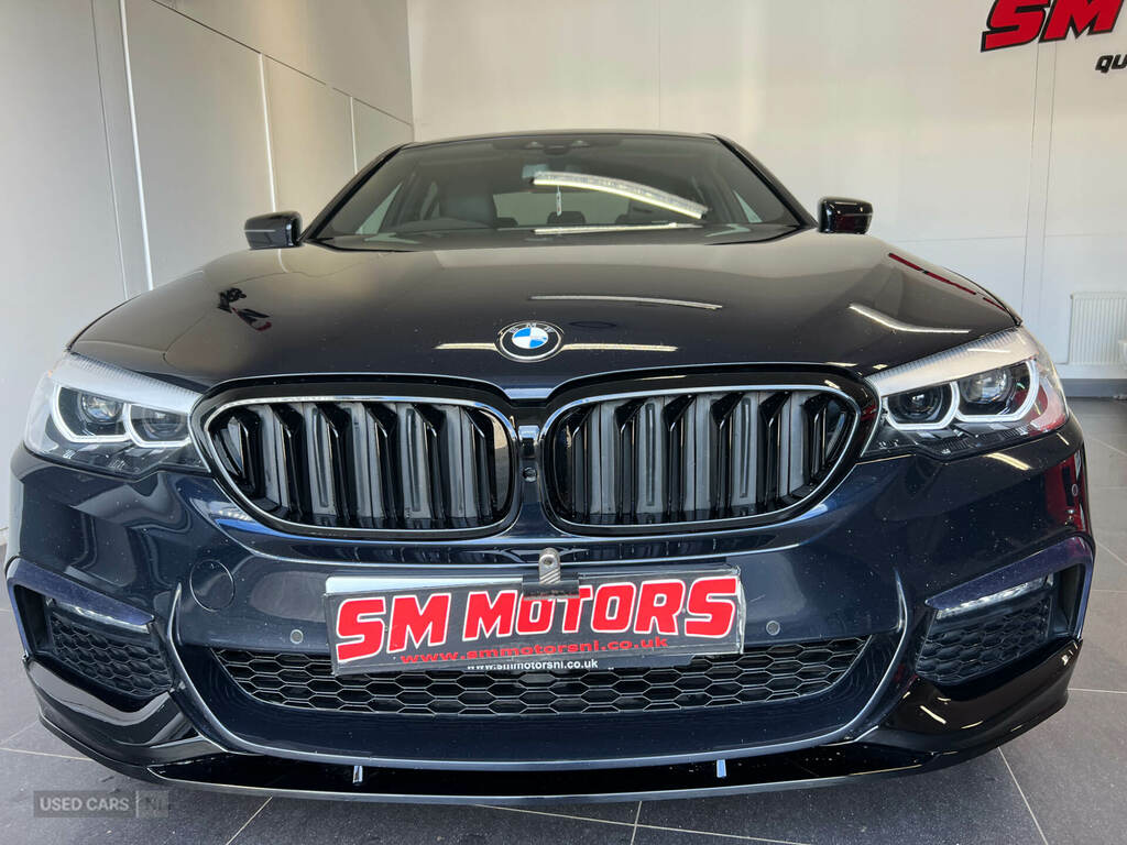 BMW 5 Series 520D M Sport YP18BLX Black #6