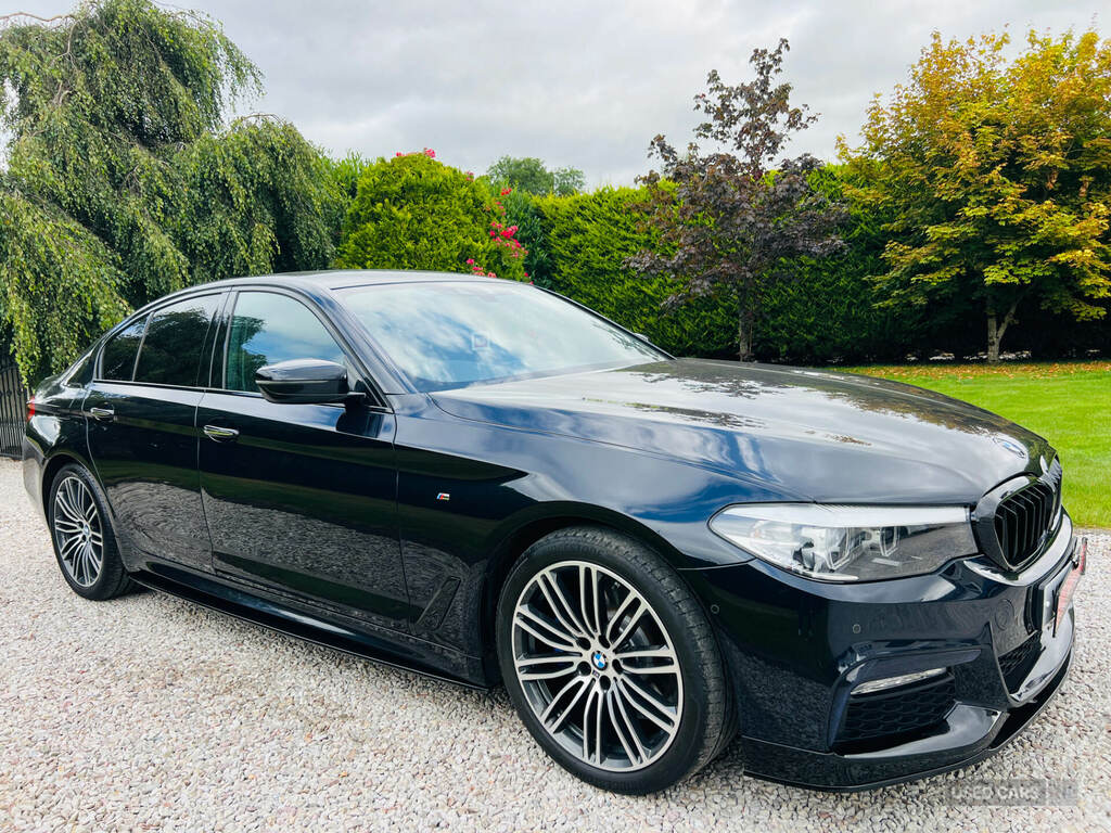 BMW 5 Series 520D M Sport YP18BLX Black #3