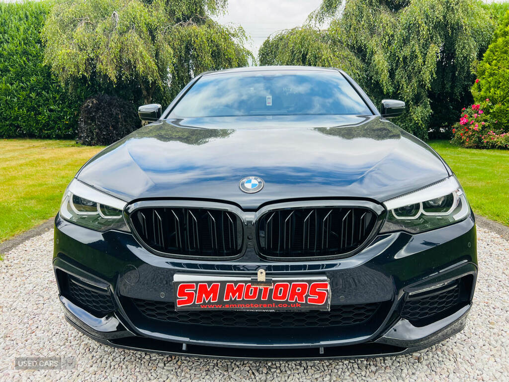 BMW 5 Series 520D M Sport YP18BLX Black #2
