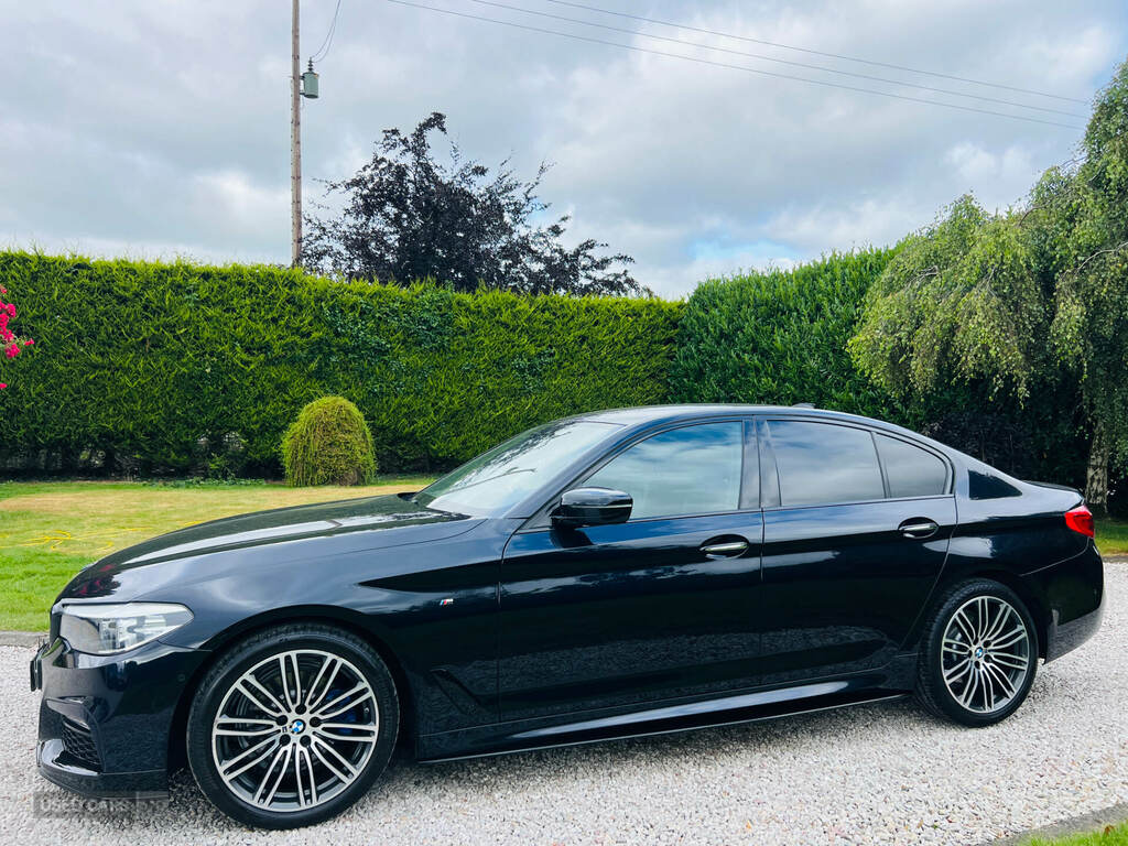 BMW 5 Series 520D M Sport YP18BLX Black #5