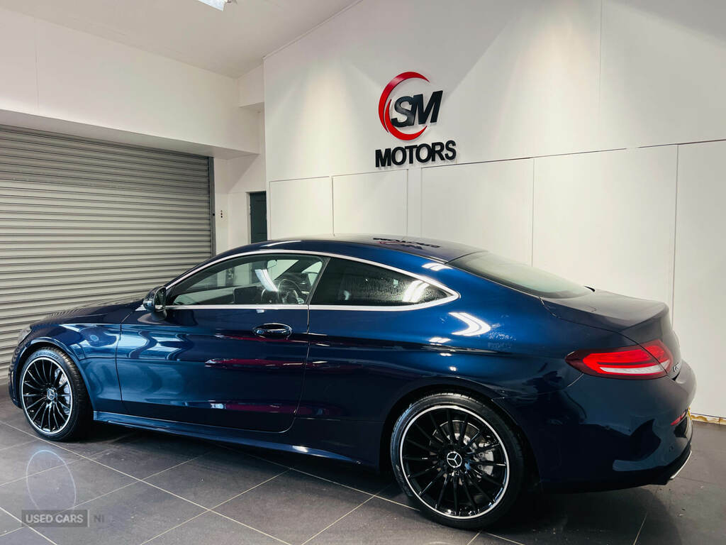 Mercedes-Benz C Class C200 Amg Line 9G-tronic Blue #3