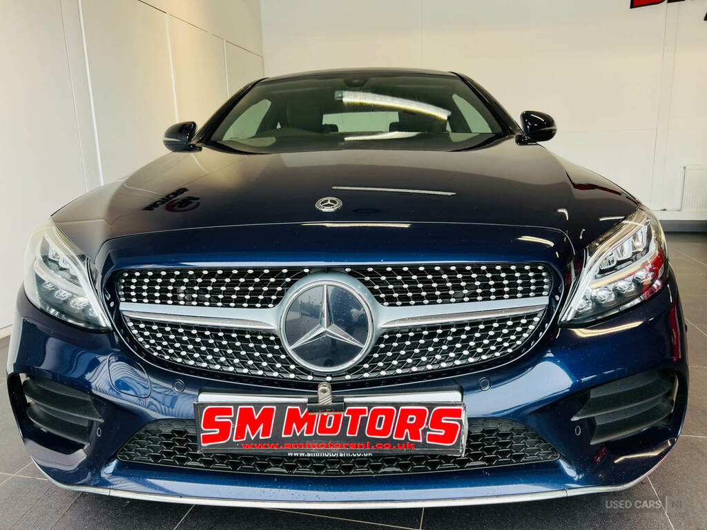Mercedes-Benz C Class C200 Amg Line 9G-tronic Blue #2