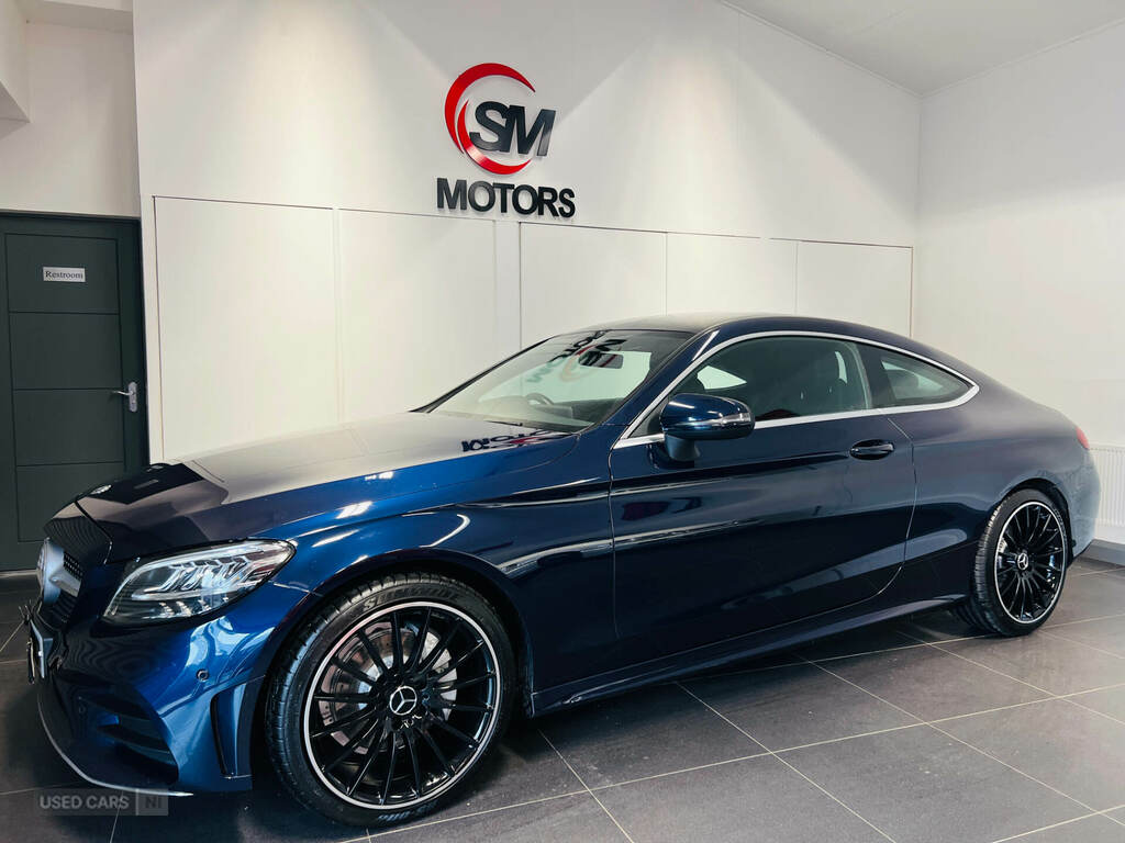 Mercedes-Benz C Class C200 Amg Line 9G-tronic Blue