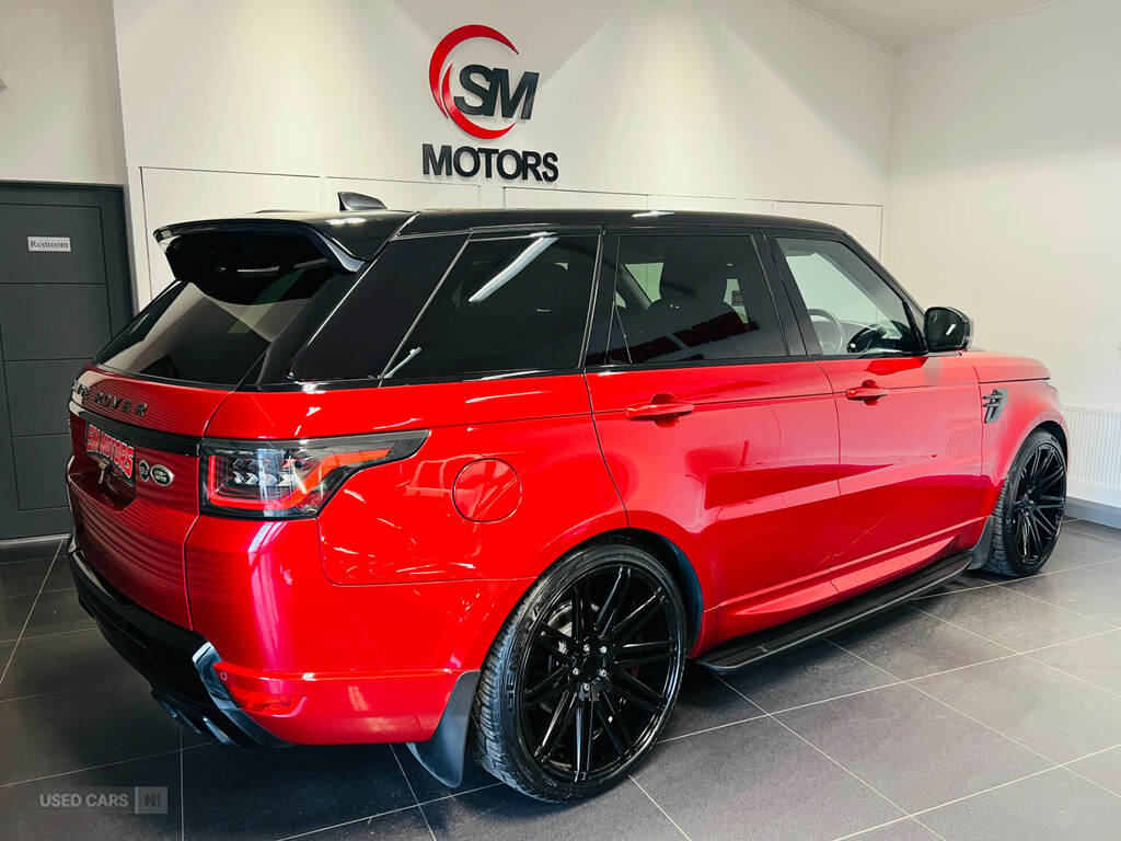 Land Rover Range Rover Sport 3.0 Sdv6 Hse SA67XJG Red #6