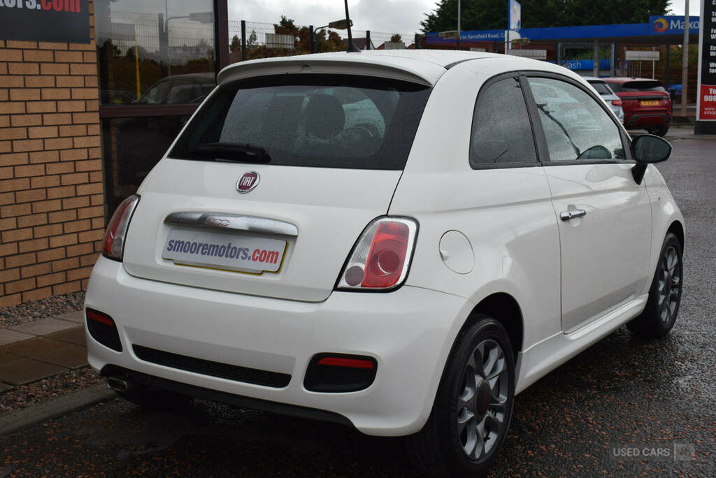 Fiat 500 1.2 S WM13YAX White #6