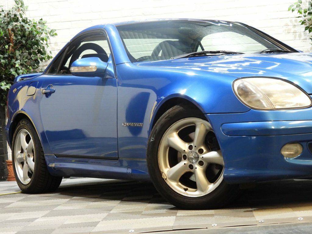 Mercedes-Benz SLK Convertible Blue #5