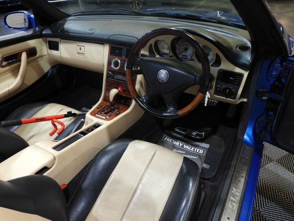 Mercedes-Benz SLK Convertible Blue #4