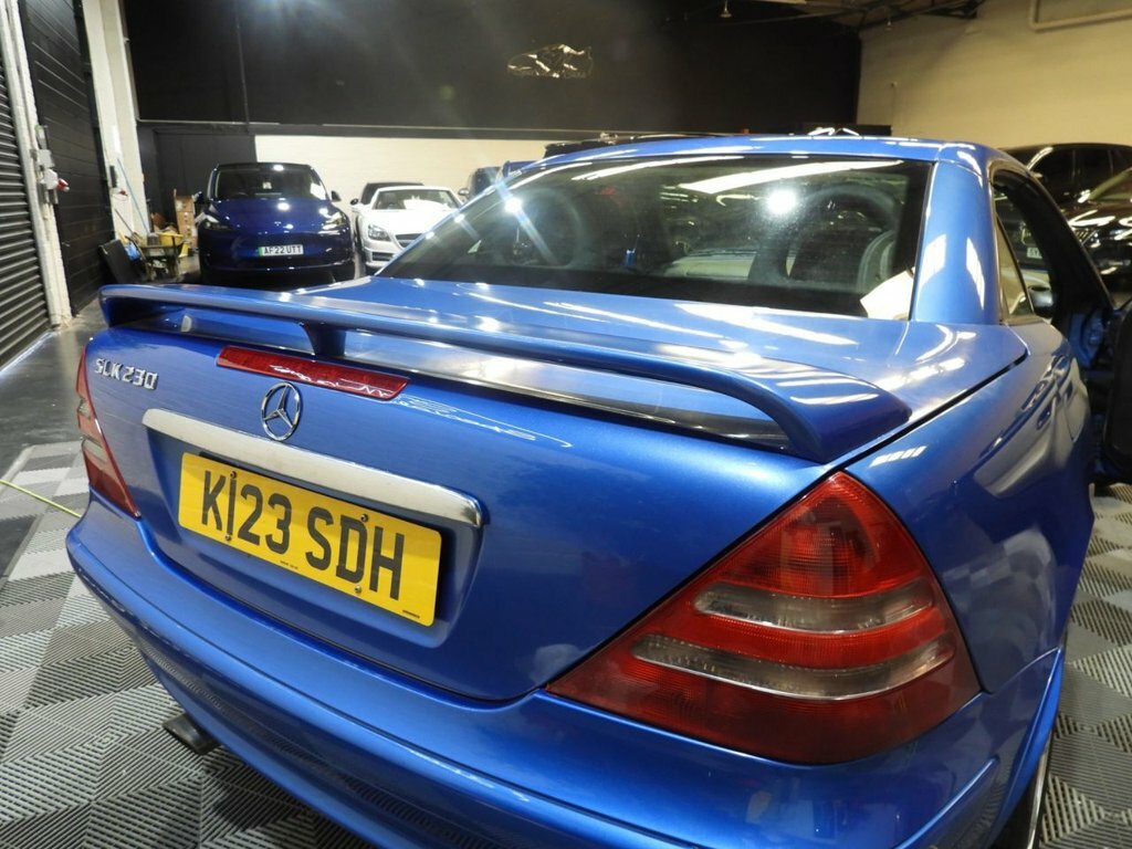 Mercedes-Benz SLK Convertible Blue #3