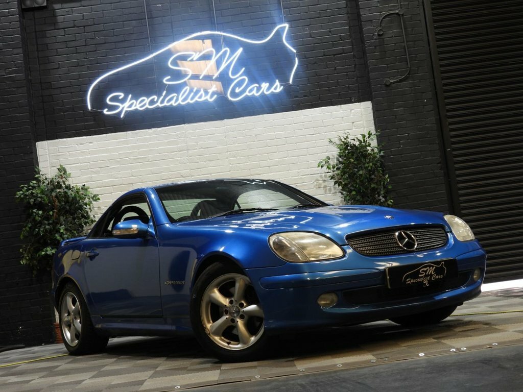 Mercedes-Benz SLK Convertible Blue #6