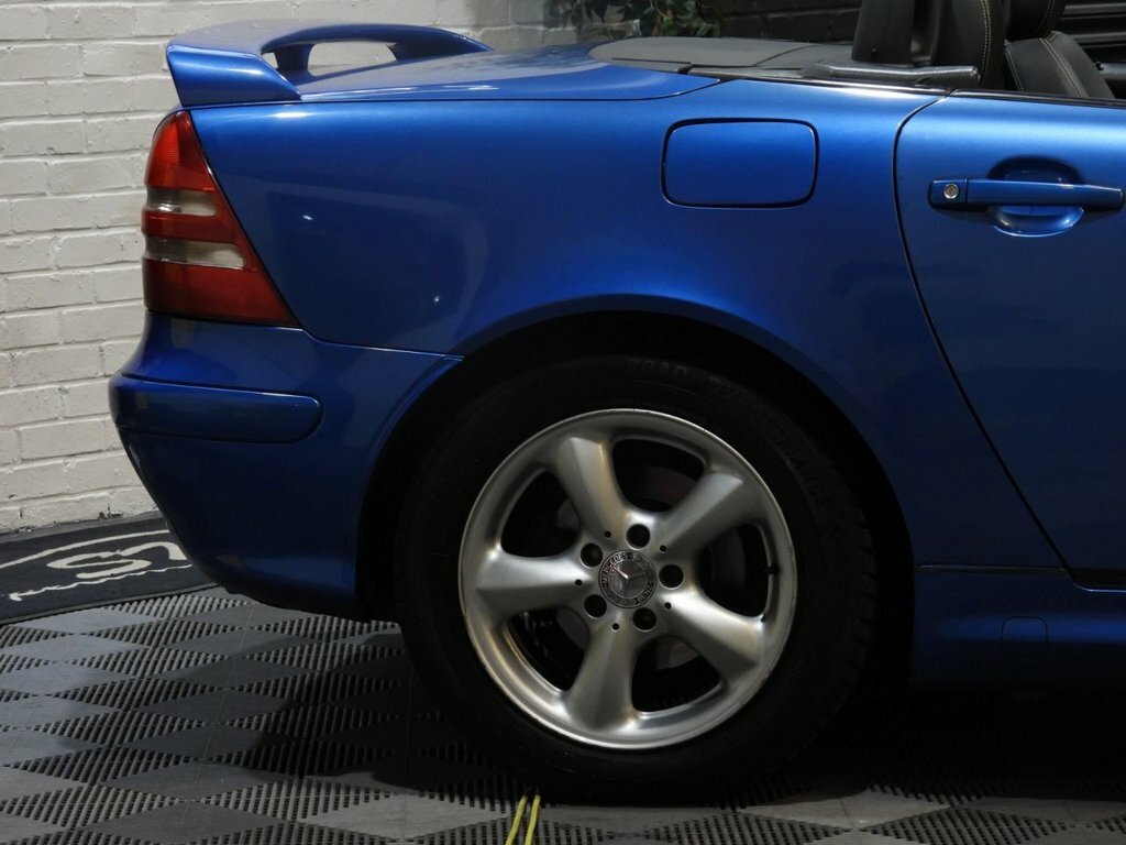 Mercedes-Benz SLK Convertible Blue #2