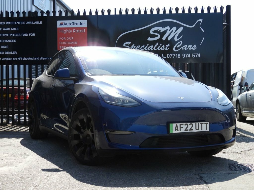Tesla Model Y Suv Blue