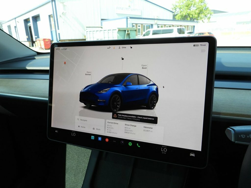Tesla Model Y Suv Blue #4
