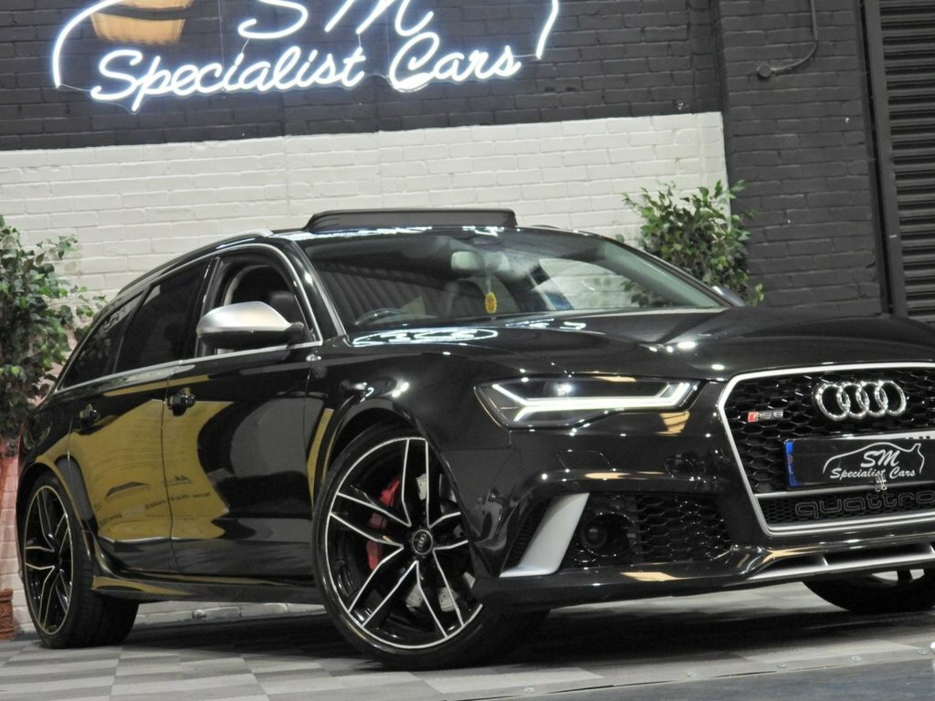 Audi RS6 Avant Estate Black #6