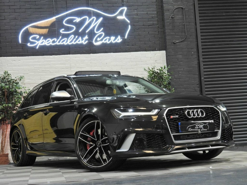 Audi RS6 Avant Estate Black #5