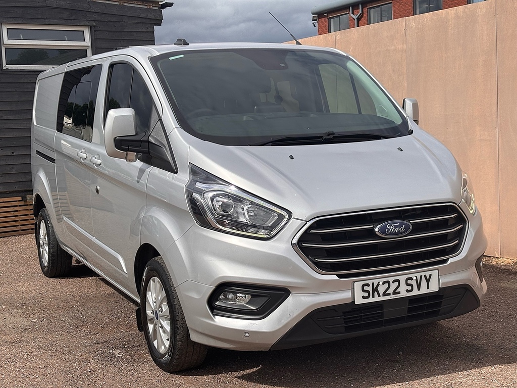 Ford Transit Custom 320 Ecoblue Limited SK22SVY Silver #2