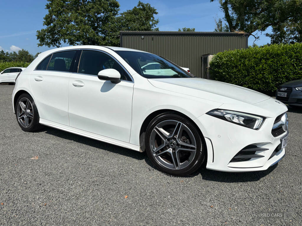 Mercedes-Benz A Class A180d Amg Line Executive OV19XUE White #2