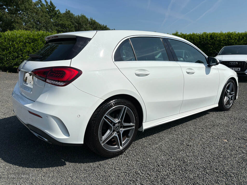 Mercedes-Benz A Class A180d Amg Line Executive OV19XUE White #5