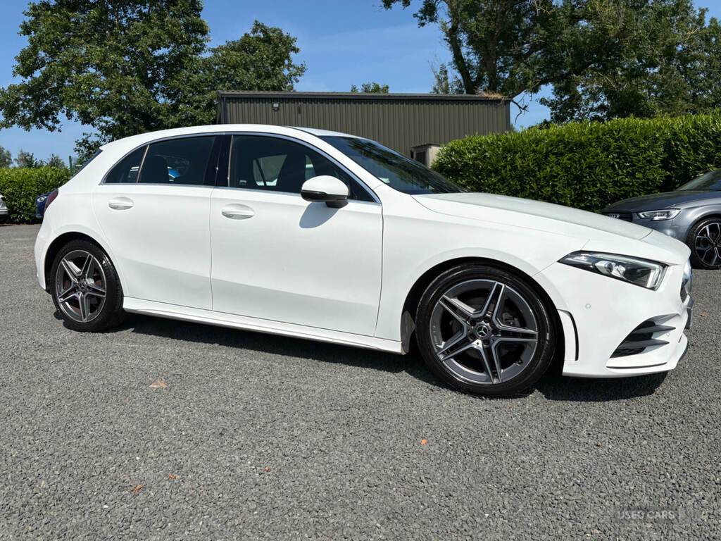 Mercedes-Benz A Class A180d Amg Line Executive OV19XUE White #3