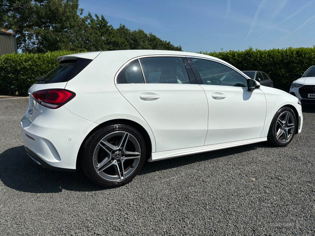 Mercedes-Benz A Class A180d Amg Line Executive OV19XUE White #4