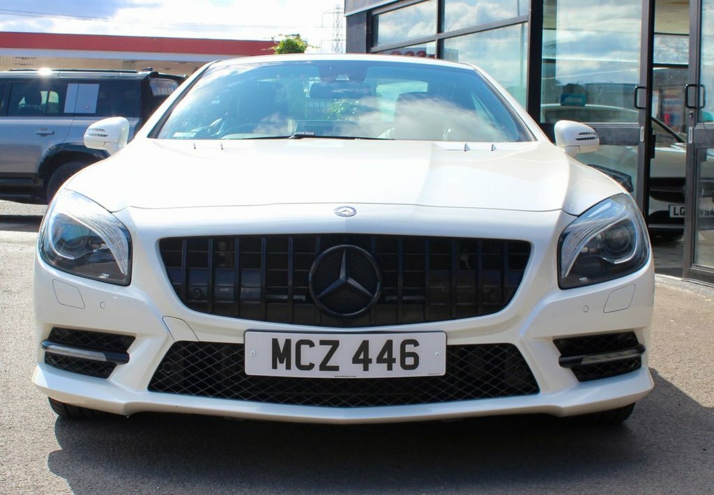 Mercedes-Benz SL Class Convertible White #2