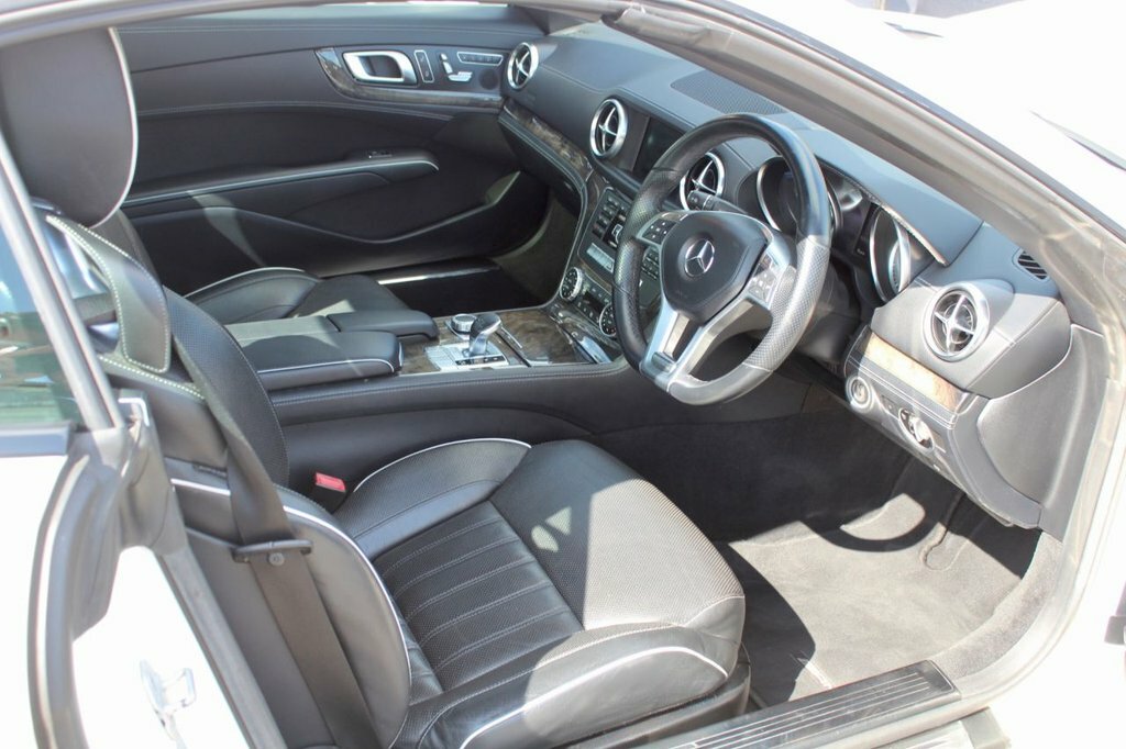 Mercedes-Benz SL Class Convertible White #3