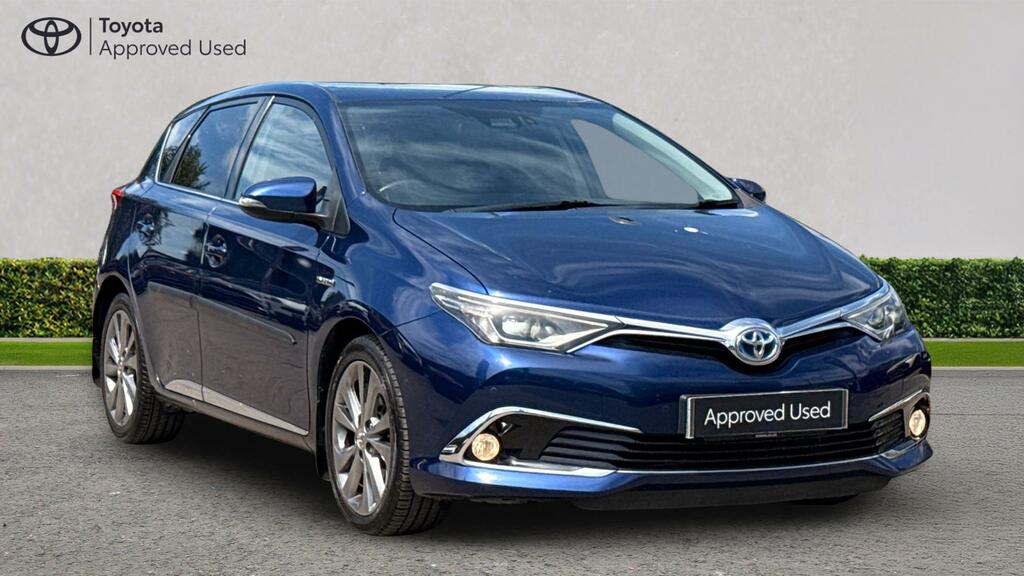 Toyota Auris 1.8 Vvt-h Excel Cvt Euro 6 Ss Safety Sense Blue