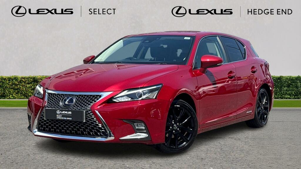 Lexus CT 1.8 200H Premier Hatchback Hybrid Cvt E Red #3