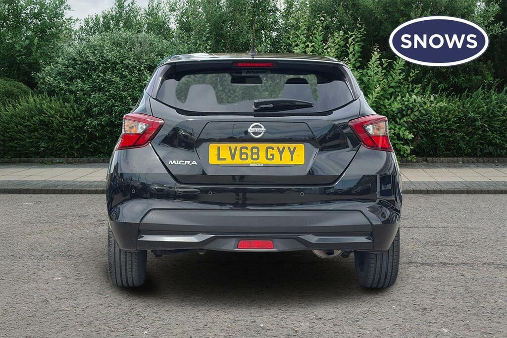 Nissan Micra 0.9 Ig-t Tekna Euro 6 Ss LV68GYY Black #4