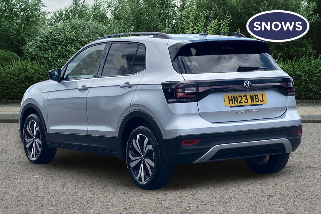 Volkswagen T-Cross 1.0 Tsi Black Edition Euro 6 Ss HN23WBJ Silver #5