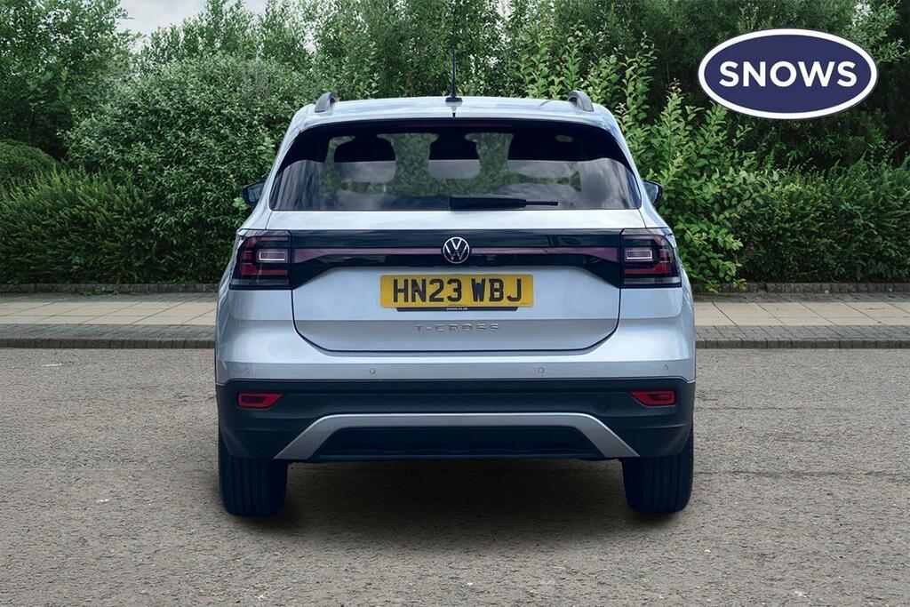 Volkswagen T-Cross 1.0 Tsi Black Edition Euro 6 Ss HN23WBJ Silver #4
