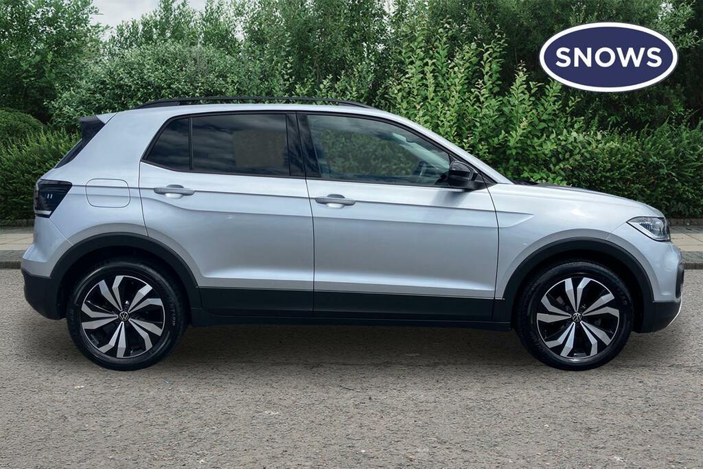 Volkswagen T-Cross 1.0 Tsi Black Edition Euro 6 Ss HN23WBJ Silver #2