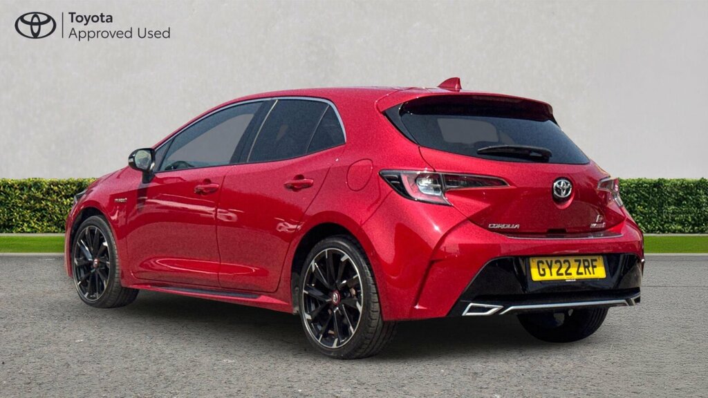 Toyota Corolla 1.8 Vvt-h Gpf Gr Sport Hatchback Hybrid GY22ZRF Red #4