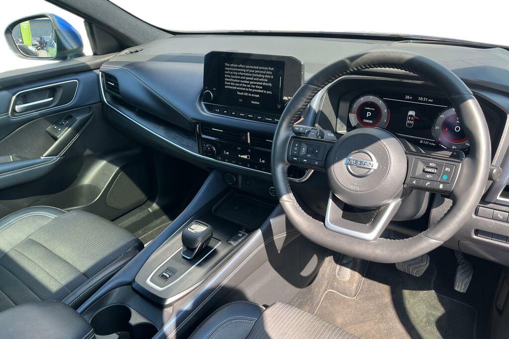 Nissan Qashqai 1.3 Dig-t Mhev Tekna Xtron Euro 6 Ss WJ22NKH Blue #6