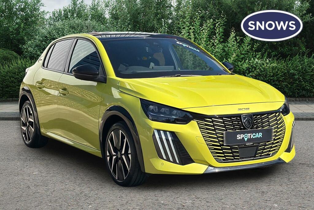 Peugeot 208 1.2 Puretech Gt Euro 6 Ss Yellow