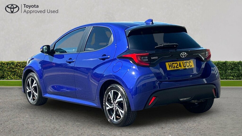 Toyota Yaris 1.5 Vvt-h Design E-cvt Euro 6 Ss HG24UCC Blue #4
