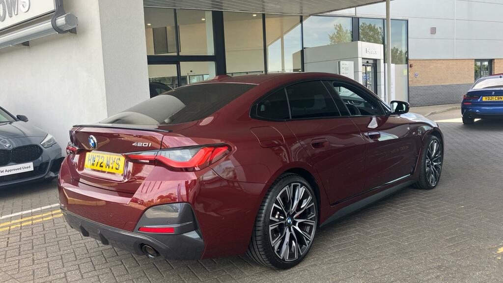 BMW 4 Series Gran Coupe 420I M Sport Pro Edition Gran Coupe Red #2