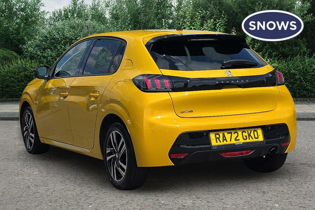 Peugeot 208 1.2 Puretech Allure Premium Euro 6 Ss RA72GKO Yellow #3
